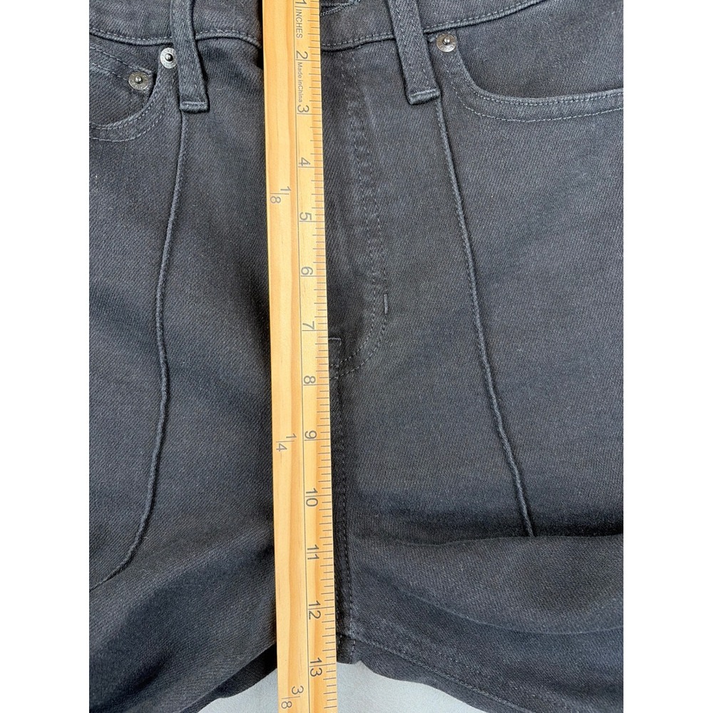 J.Crew Womens Wide Leg Trouser Jeans Black High Rise Seam Detail Size 27 - Picture 6 of 8